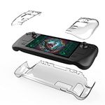 Hard Case for Steam Deck Clear Protective Case Non-Slip Anti-Collision Gamepad Cover Game Console Shell Transparent PC Host Split Crystal Shockproof Protective Cases