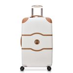 DELSEY Paris Chatelet Hardside 2.0 Luggage with Spinner Wheels, Angora, Checked-26 Inch Trunk, No Brake