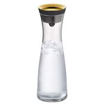 WMF Basic 0617706590 Water Carafe 1 L with Gold, Stainless Steel, Gold, 14.2 x 38 x 13.9 cm