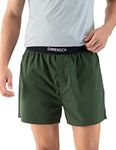 DAMENSCH Men's Cotton Boxers (Pack of 1) (Dam-SLD-SBX-RYG-M_Royal Green_M)