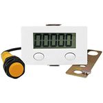 JAMIT LCD Digital Counter for Knitting Machine, Digital 0-99999 Counter 5 Digit Plus UP Gauge, Electronic Tally Counter Magnetic Proximity Switch Sensor Counter