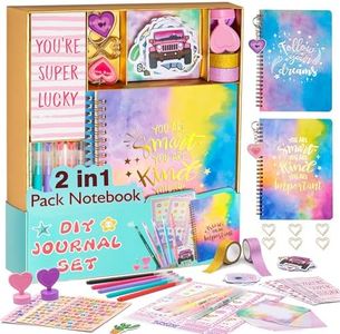 OIHEW DIY Journal Kit for Girls Ages 8-12, Stationary & Diary Supplies,Toys Gifts for 8 9 10 11 12 13 14 Year Old Girl, Scrapbook Art Crafts Kit Teen Girl Birthday Gift Idea
