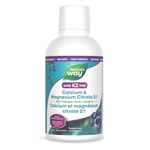 Nature's Way Calcium and Magnesium Citrate 2:1 - Liquid Supplement with Vitamin D3 and Collagen – Helps Support the Maintenance of Bones and Teeth – No Vitamin K2 - Blueberry Flavour, 500 mL