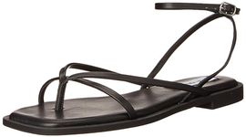 Steve Madden Women's Agree Sandal, Black, 9