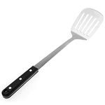 YANCI® Stainless Steel Slotted Spatula with Nylon Handle, Slotted BBQ Turner, Perfect for Grilling, Scraping, Turning Meat, Mixing Scrambled Eggs, Flipping Burgers - Comfortable Nylon Handle (1 Pcs)