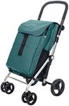 Carlett Shopping rollators, Aluminium, Green, 32kg