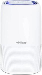 BabyPure 5 - Miniland 89391 - Miniland Purificador De Aire Con Filtro Hepa, Prefiltro, Carbón Activo, Luz Ultravioleta - Cadr 100. Ionizador, Cuatro Velocidades, Luz De Compañía. Para Bebé., unisex