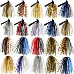 Croch Bass Jigs Set,Fishing Jigs and Jigs Skirts