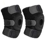 Daspek Adjustable Knee Cap Support Pair Knee Brace for Pain Relief Recovery & Stability for Men & Women