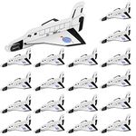 Lewtemi Set of 36 Space Shuttle Gliders, Space Shuttle Toys Plane Flying Toys for Boys and Girls Foam Airplane Glider for Outer Space Party Favors Birthday Party Indoor and Outdoor