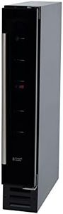 Russell Hobbs RHBI7WC1 7 Freestanding or Integrated Wine/Drinks Cooler, 7 bottle capacity, Black Glass