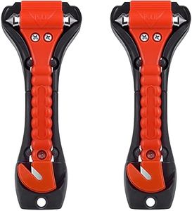 Car Safety Hammer - 2 Pack Emergency Escape Tool - Auto Car Window Glass Hammer Breaker and Seat Belt Cutter Escape 2-in-1 for Family Rescue & Auto Emergency Escape Tools