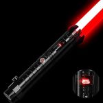 Lightsaber Crystal Heavy Duty Dueling Saber XRGB 3.0 Smooth Swing Light Saber Motion Control 16 Sound Fonts RGB Color Changing Force FX Sword Aluminum Hilt for Adults