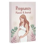 KAANUKA 40 Weeks Pregnancy Planner & Journal | Milestone & Trimester Tracker | Bump Gallery | Ultra Sound List | Pregnancy Meal Planner | Birth Story | Baby Vaccination Tracker | Fun Activity | Perfect Pregnancy Gift for New Moms