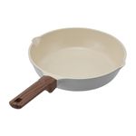 Vinod Ceravit Ceramic Non Stick Frypan - 26 cm, 2.5 Litre | Chemical-Free Coating | No PFAS & PFOA | Healthy Cookware | Frying, Omelette & Fish Pan for Kitchen Cooking | Gas & Induction Compatible