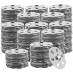 MUKLEI 1000 PCS 35mm Insulation Metal Washers, Tile Backer Board Washers, Easy Fix Washers Insulation Fixings Washers for Insulation Boards, Gypsum Boards, Tile Backer Boards