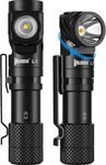 WUBEN L1 Rechargeable LED Flashlights 2000 High Lumens, Super Bright Powerful Flashlights Battery Powered, Dual Light Sources Compact Pocket Handheld Flashlight for Emergencies, Camping, Outdoor(519A)