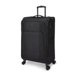 SWISSGEAR Altitude Collection Carry-On Luggage — Small Lightweight Suitcase with 8 Wheels, TSA Locks, and Durable Shell — Black, 19-inch