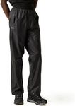 Regatta Mens Stormbreak Overtrousers, Waterproof & Taped Seams - Perfect for Outdoors, Walking, Hiking & Camping Black