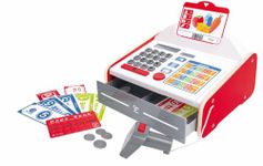 Hape Beep 'n' Buy Cash Register – Interactive Toy with Solar-Powered Calculator, Lights & Sounds, 3Y+
