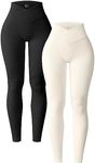 OQQ Women's 2 Piece Yoga Leggings R