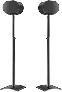 Mounting Dream Speaker Stands for Sonos Era 300, Height Adjustable Up to 49.3'', Set of 2 Surround Sound Speaker Stand with Cable Management for Sonos Era 300 Wireless Speaker,13.2 LBS Loading MD5416