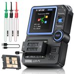 FNIRSI LCR-P1 Transistor Tester, Mosfet Capacitor SMD Electronic Component Tester, Diode Triode Zener Resistance Inductance Battery Test LCR Meter MOS PNP NPN ESR Meter