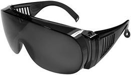 Fit-Over Sun Glasses Super Dark IS3001SD Crystal-Grey/Smoke Extra Large XL