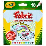 Crayola 10 Count Fine Line Fabric Mark