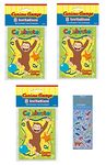 Unique Curious George Birthday Party Supplies Bundle Pack includes 24 Party Invitations with Envelopes
