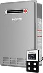 FOGATTI Propane Tankless Water Heater - Outdoor Installation Up to 5.1 GPM, Gray Instant Hot Water Heater - Instagas Comfort 120S Series