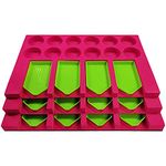 Diamond Painting Accessories Foam Tray Organizer for Adults Art Tools Kits Multi-Boat Holder Square Bead Storage Containers DIY Cross Stitch Fit Embroider Point Pens Tool Sets