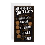 Hallmark Birthday Card - Die-Cut Pint of Beer Design, Red|Oak