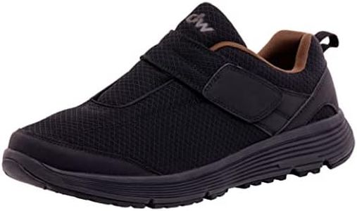 diawin Zapatos para Diabéticos Hombre y Mujer – Velcro Zapatillas Ortopédicas Interior Espacioso y Sin Costuras - Zapatos para Pies Anchos en 3 Tamaños, Hallux - Zapatillas Anchas Deportivas
