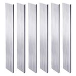 6 Pieces Square Aluminum Bar, 1/4" (6mm) X 1"(25mm) Square Aluminum Flat BAR 12" Long Length Square Aluminum Flat Bar, 6061 Aluminum Flat Plate General Purpose Plate, T6511 Solid New Mill Stock