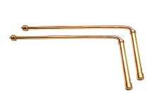 Vastu Vardan Brass Dowsing L Rods Pair | Diameter-8MM | Aura Energy Checker | Feng Shui | Reiki | Dowser | Diving Rod | Only 2 Rod