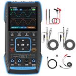 FNIRSI 2C23T Digital Oscilloscope Multimeter DDS Generator 3 in 1, 2 Channels, 10MHz Bandwidth, 50MSa/s Sampling Rate, 10000 Counts, Voltage, Current, Capacitor, Resistor, Diode Test