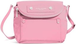 Marc Jacobs Preppy Nylon Mini Natasha Crossbody Bag (Bubblegum), Bubblegum