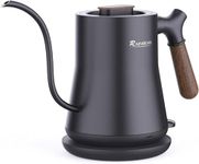 Gooseneck Electric Kettle, RAINBEAN 0.8L Tea Kettle for Boiling Water,Ultra Fast Boiling Stainless Steel Hot Water Kettles for Pour Over Coffee, Auto Shutoff Anti-dry Protection