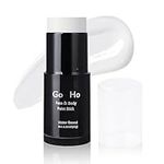 Go Ho Water Based White Face Paint Stick Washable (1.06 Oz),Non-toxic Cream Body Paint,Full-coverage Face Paint Makeup Stick for Adults Children Theater Halloween SFX Cosplay