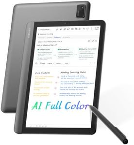 AISPEECH AINOTE Air Intelligent Office Notebook Tablet, Full-Color Display, 8.4" AI Notebook, Real-Time Transcription & Translation, Meeting Summaries, AI Assistant - Includes Pen and Folio Case