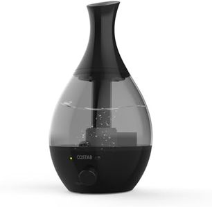 CostarMatter 2.6 litres Humidifier for Room Moisture, Cool Mist Ultrasonic Humidifier Aroma Diffuser, Essential Oil Diffuser, Super Quiet 360° Nozzle, Colorful Change, Lasts Up to 24 Hours (1)