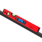 RISEPRO 42cm Digital Torpedo Level Inclinometer Angle Finder Gauge Spirit Level Magnetic Base Backlight Red