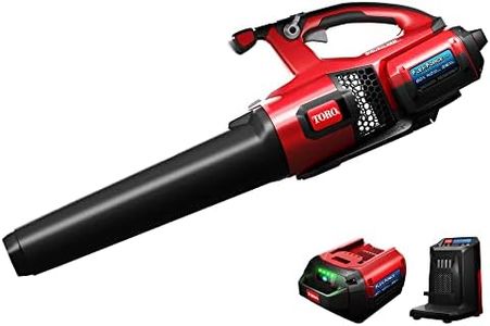 Toro 60 Volt Max Electric Brushless Cordless Leaf Blower with 157 MPH Air Speed and 605 CFM, 4 Ah Lithium Ion Battery & Charger Included