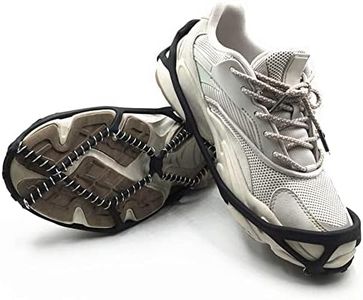Ice Snow Grips, Anti-Slip Shoes Ice Grippers, Winter Walker Traction Device, Ice Spikes Traction Cleats Crampons for Running,Hiking,Climbing,Fishing,Running