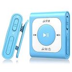 64GB Clip MP3 Player with Bluetooth, AGPTEK A51P Portable Music Player with FM Radio, Shuffle, No Phone Needed, for Sports