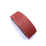 3x21 Sanding Belt, 80 Grit Aluminum Oxide Craftman Belt Sandpaper for Belt Sander 3 x 21,12 Pack (3x21 Inch,80 Grit)