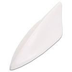 Auto Antenna Shark Fin AM FM Radio Signal Car Top Decorative Aerial (White)