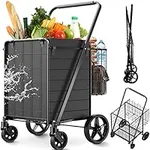 Shopping Cart for Groceries,Jumbo U