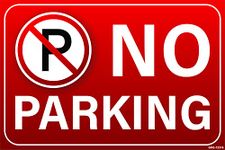 Aditya Sign® No Parking Sign Board for Office, Home, Industry, Public Places, Hospital GNS-12516 (3 Qty)